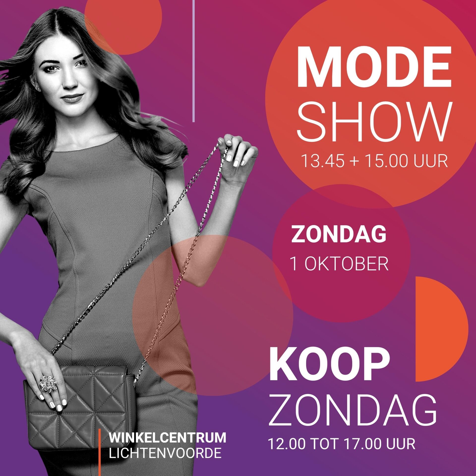 Modeshow + Koopzondag