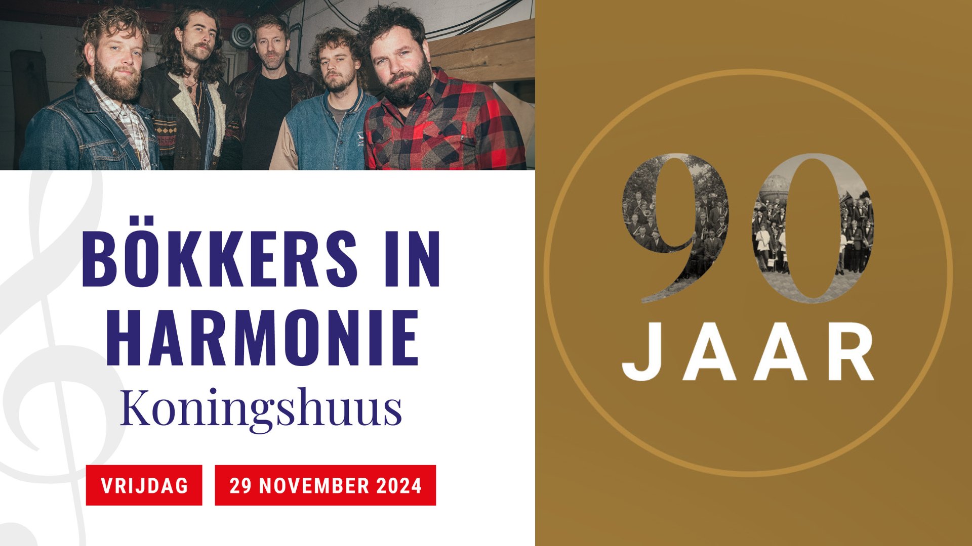 Bökkers in Harmonie; Jubileumconcert